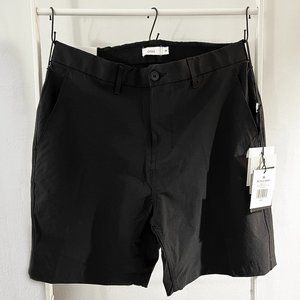 Onia 360 Tech Short in Black Stretch Nylon